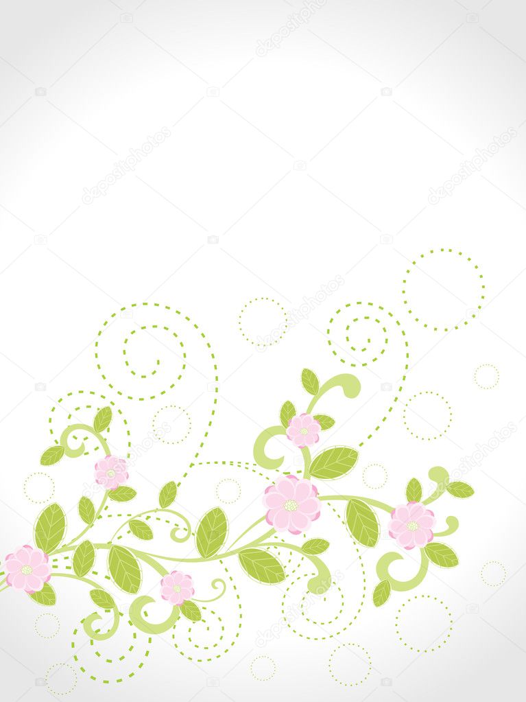 Abstract nature background, vector illustration