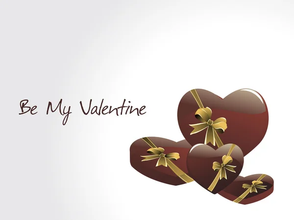 Romantikus Valentin-nap illusztráció — Stock Vector