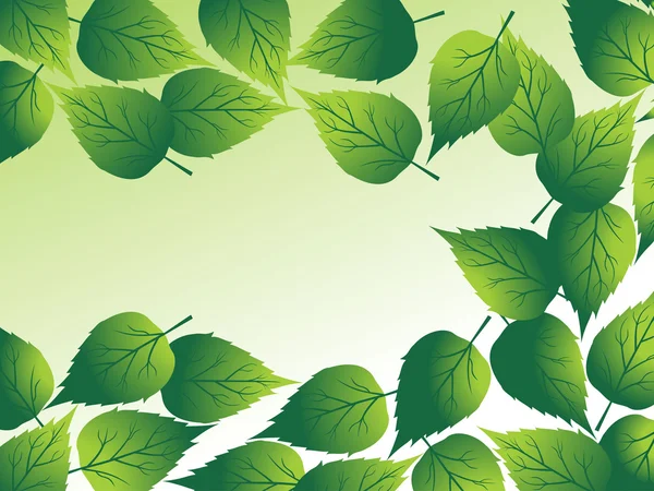 Illustration verte pour la nature — Image vectorielle