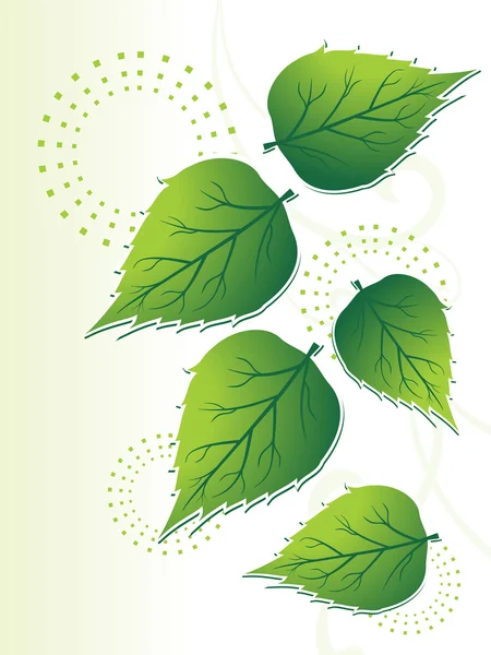 Zelený ilustrace pro přírodu — Stockový vektor