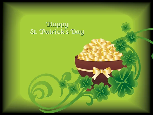 Background for happy st patricks day — Stock Vector