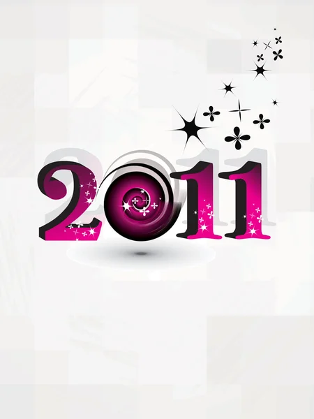 Illustration vectorielle pour 2011 — Image vectorielle