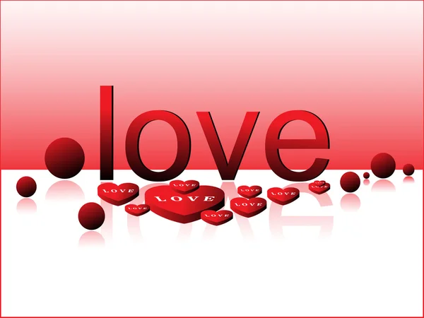 Stylový Láska Pozadí Candy Srdce — Stockový vektor