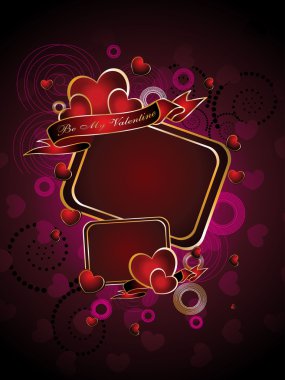 beautiful romantic pattern backgorund for valentine day clipart