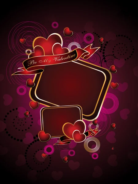 バレンタインデーのための美しいロマンチックなパターン Backgorund — ストックベクタ
