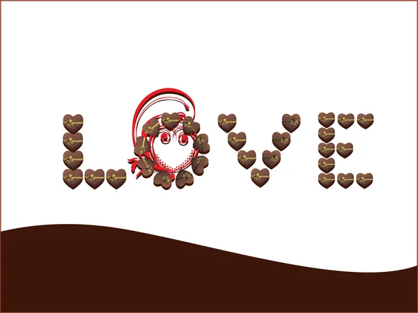Ilustrație vectorială pentru Ziua Îndrăgostiților — Vector de stoc