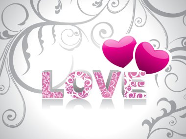 beautiful creative love background clipart