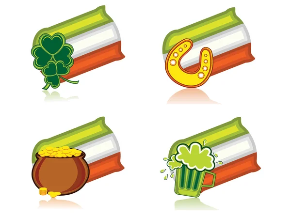 Vektor-Icons für St. Patricks Day — Stockvektor