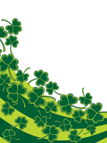 Abstract Happy Patricks Day Background Vector Illustration — Stock Vector