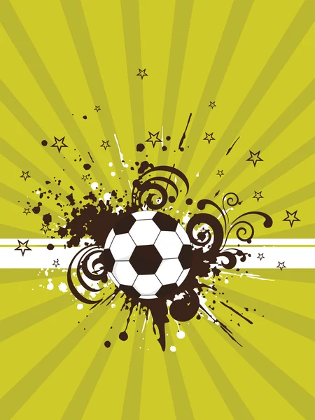 Текстура фона с изолированным футболом — стоковый вектор