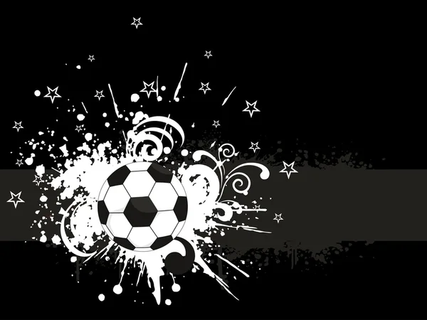 Текстура фону з ізольованим футболом — стоковий вектор