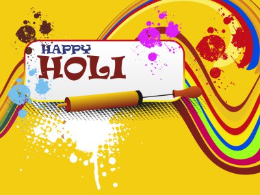 colorful background for happy holi celebration clipart