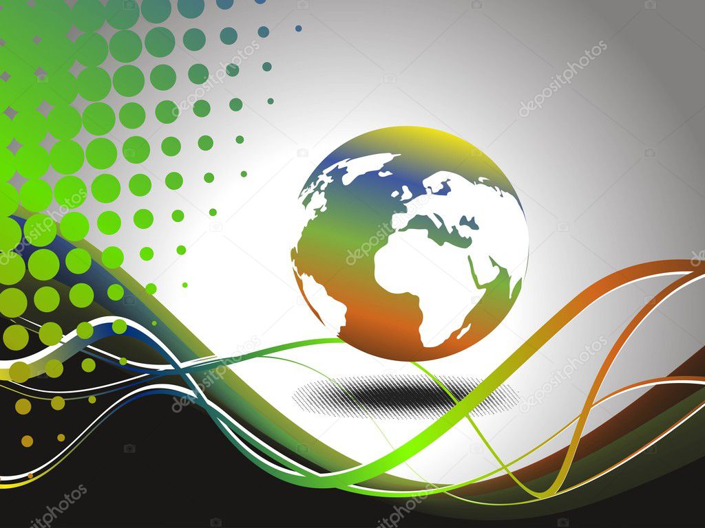 Colorful World Concept Background Vector Image By C Alliesinteract Vector Stock