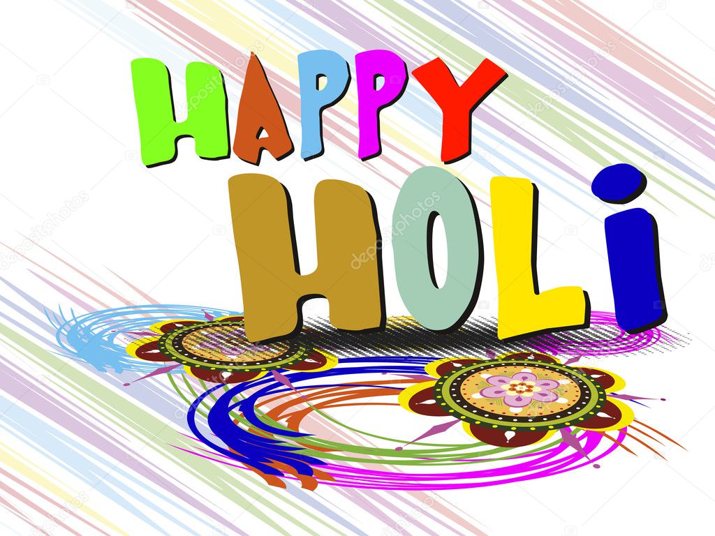 colorful artwork background for happy holi