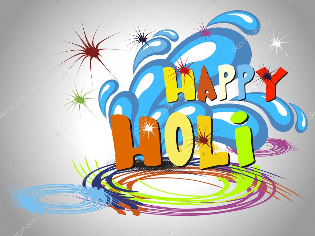 Colorful artwork background for happy holi Stock Vector by ...