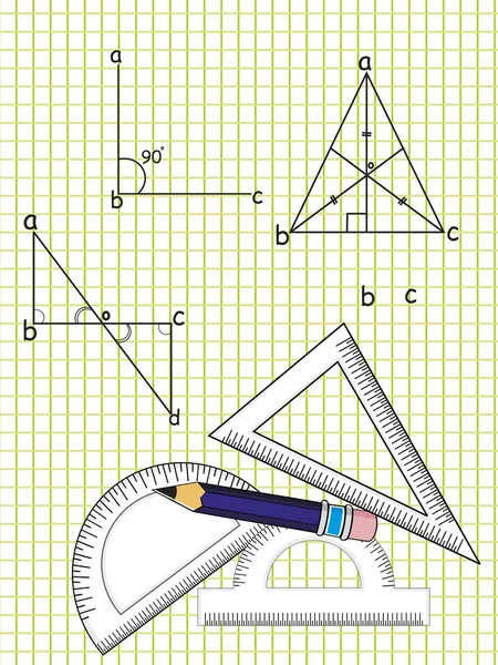 Ilustración vectorial para la educación — Vector de stock