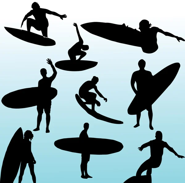Vecteur de surf — Image vectorielle