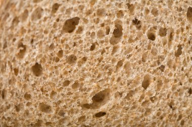 Macro of wholemeal bread texture clipart