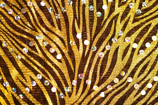 抽象金色织物背景 — 图库照片