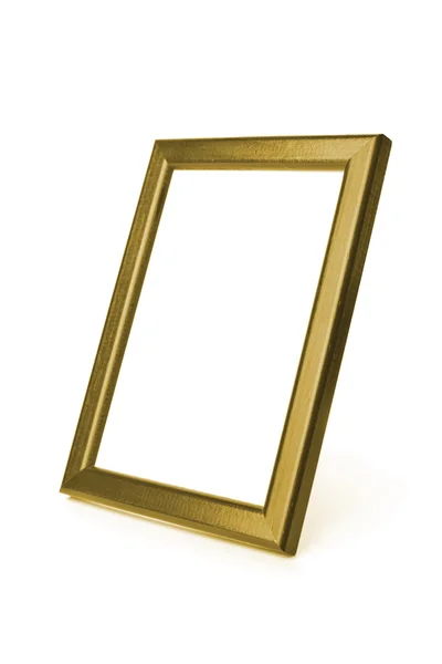 stock image Golden frame isolated