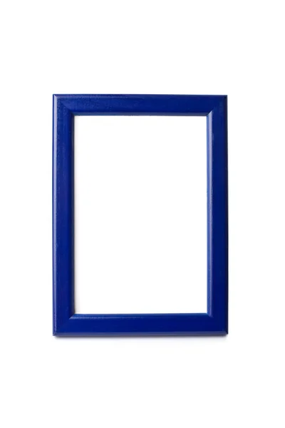Blauw frame geïsoleerd — Stockfoto