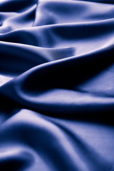 抽象的な青い絹の背景 — ストック写真