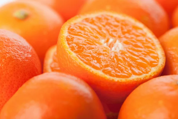 Ripe mandarins background — Stock Photo, Image