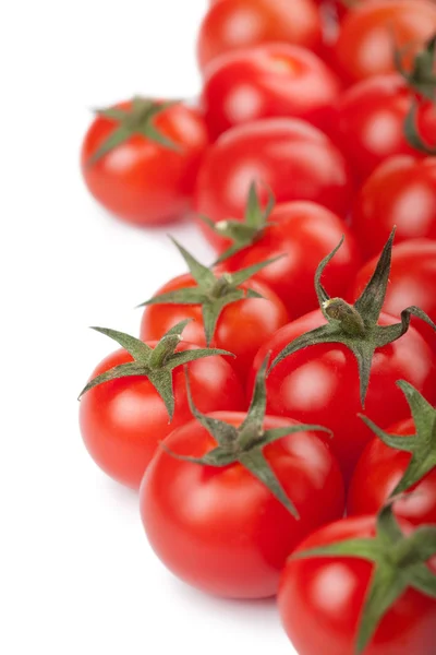 Ripe tomatoes background isolated — Stock Photo, Image