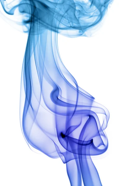 Abstraktní modré kouřové pozadí — Stock fotografie