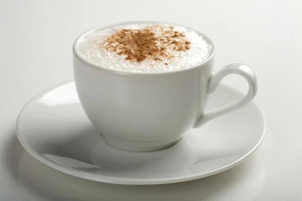 Белая чашка кофе Стоковое Фото