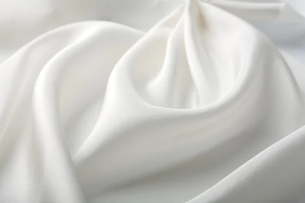 Astratto sfondo di seta bianca — Foto Stock