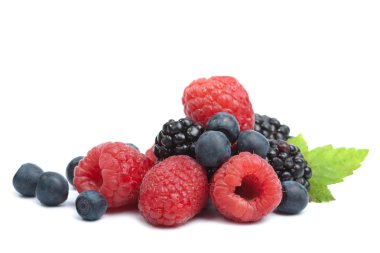 Fresh berries isolated clipart