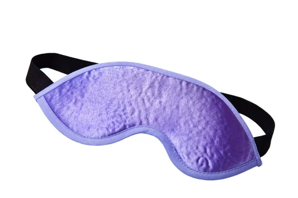 Masque de couchage violet isolé — Photo