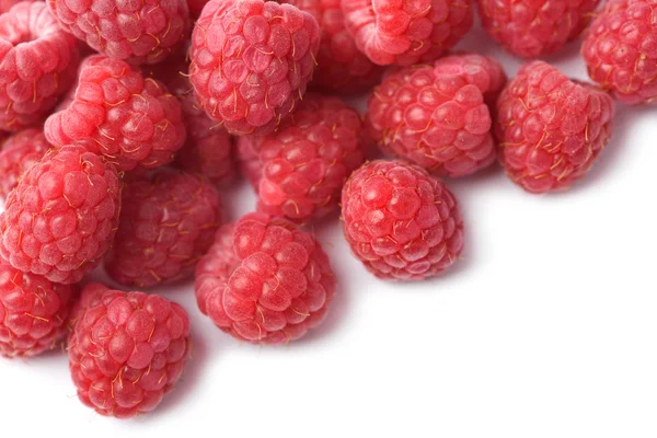 Fresh raspberries background — Stock Photo, Image