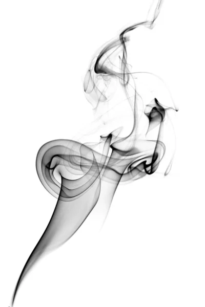 Abstract grijs rook geïsoleerd — Stockfoto