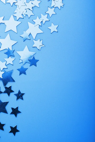 Fondo estrellas azules — Foto de Stock