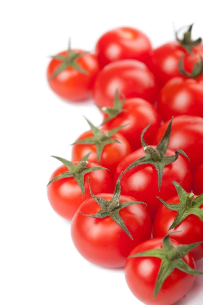 Tomates maduros fundo isolado — Fotografia de Stock