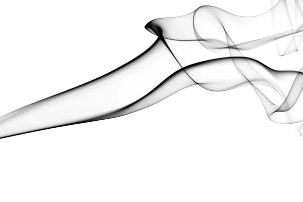 Abstrato fumaça cinza isolado — Fotografia de Stock