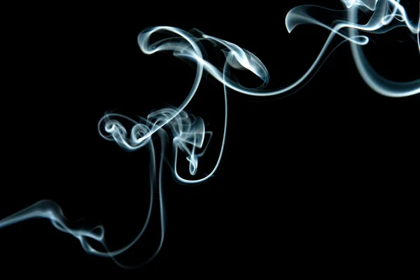 Абстрактний сірий дим ізольований — стокове фото