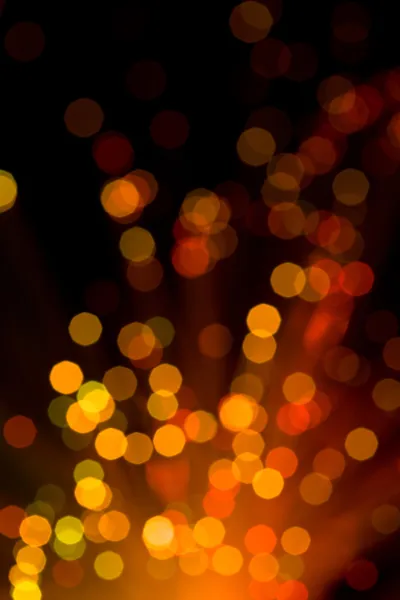 Abstrato vermelho e amarelo luzes fundo — Fotografia de Stock