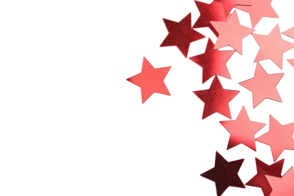 Izole kırmızı tatil yıldız — Stok fotoğraf