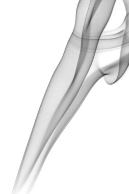 soyut gri duman izole