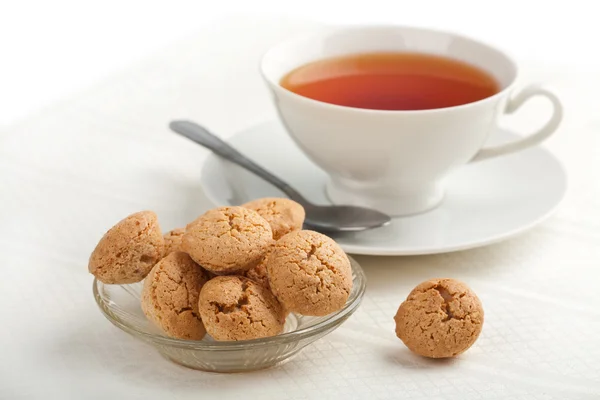 Muffin dan secangkir teh — Stok Foto