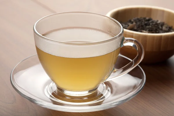 Cup of green tea — Stock Photo, Image