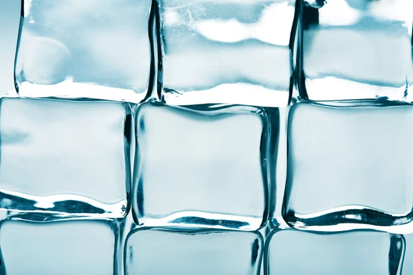 Cubos de gelo fundo — Fotografia de Stock
