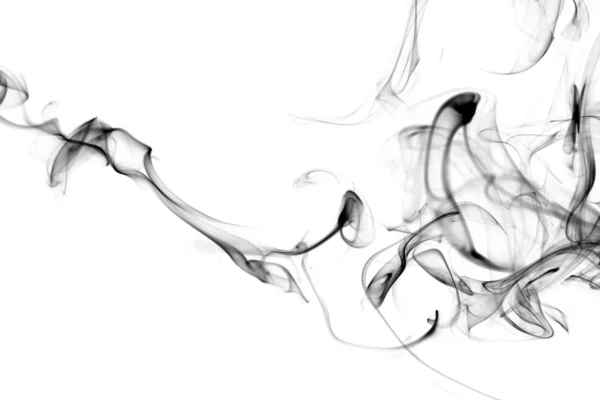 Abstrakt grå rök isolerade — Stockfoto