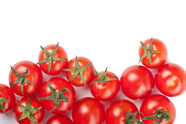 Tomates maduros fundo isolado — Fotografia de Stock