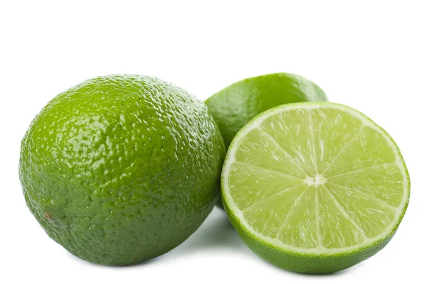 Limes isolated over white — Stock Photo, Image