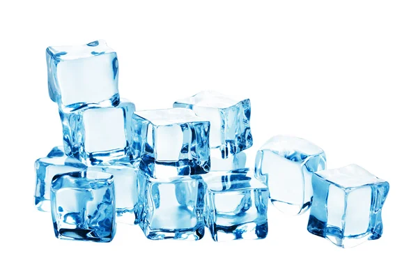 Cubos de hielo aislados — Foto de Stock