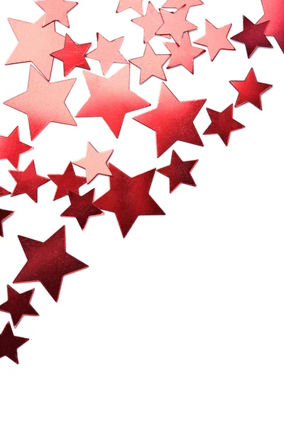 Izole kırmızı tatil yıldız — Stok fotoğraf
